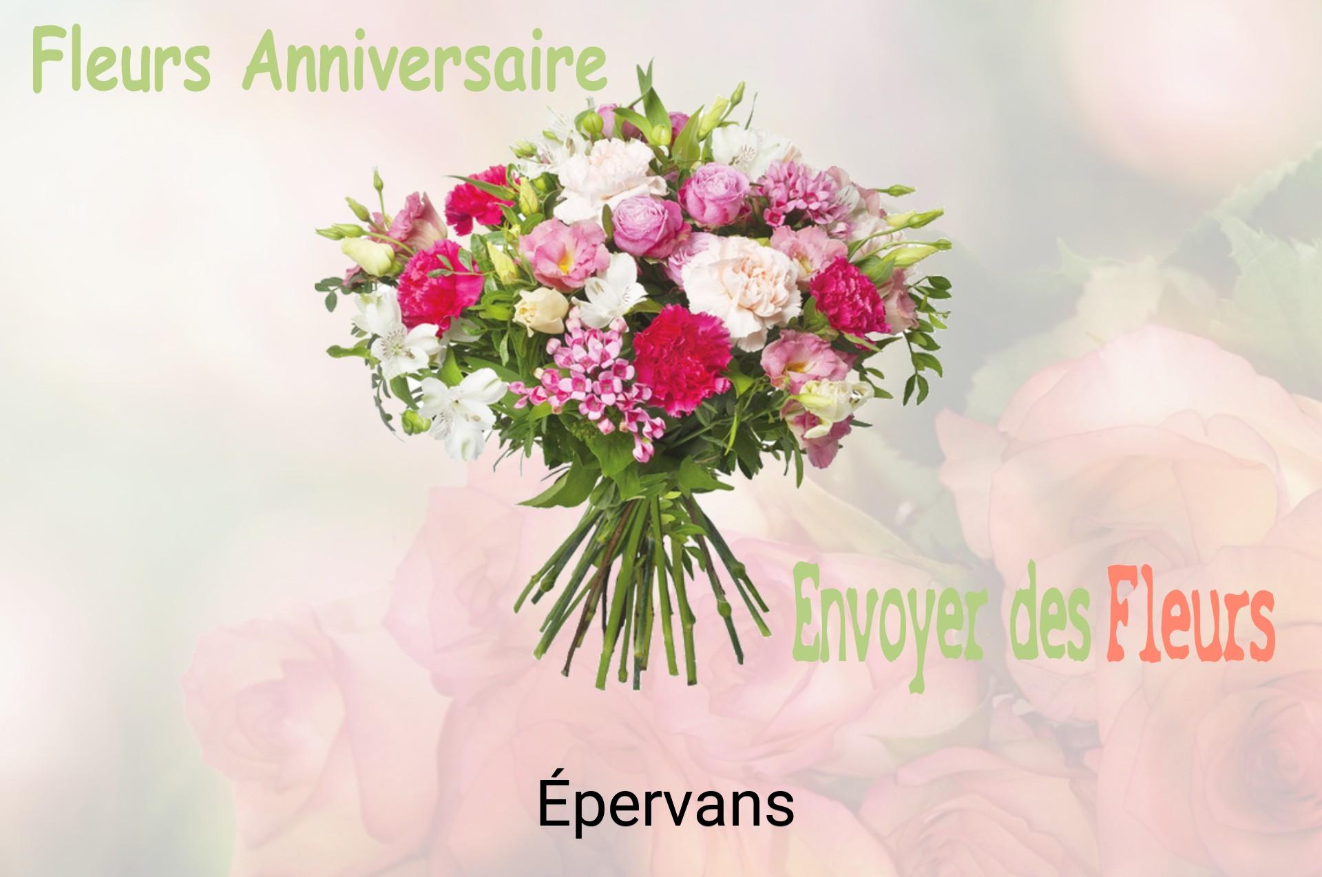 Bouquet de fleurs d’anniversaire livré à Épervans