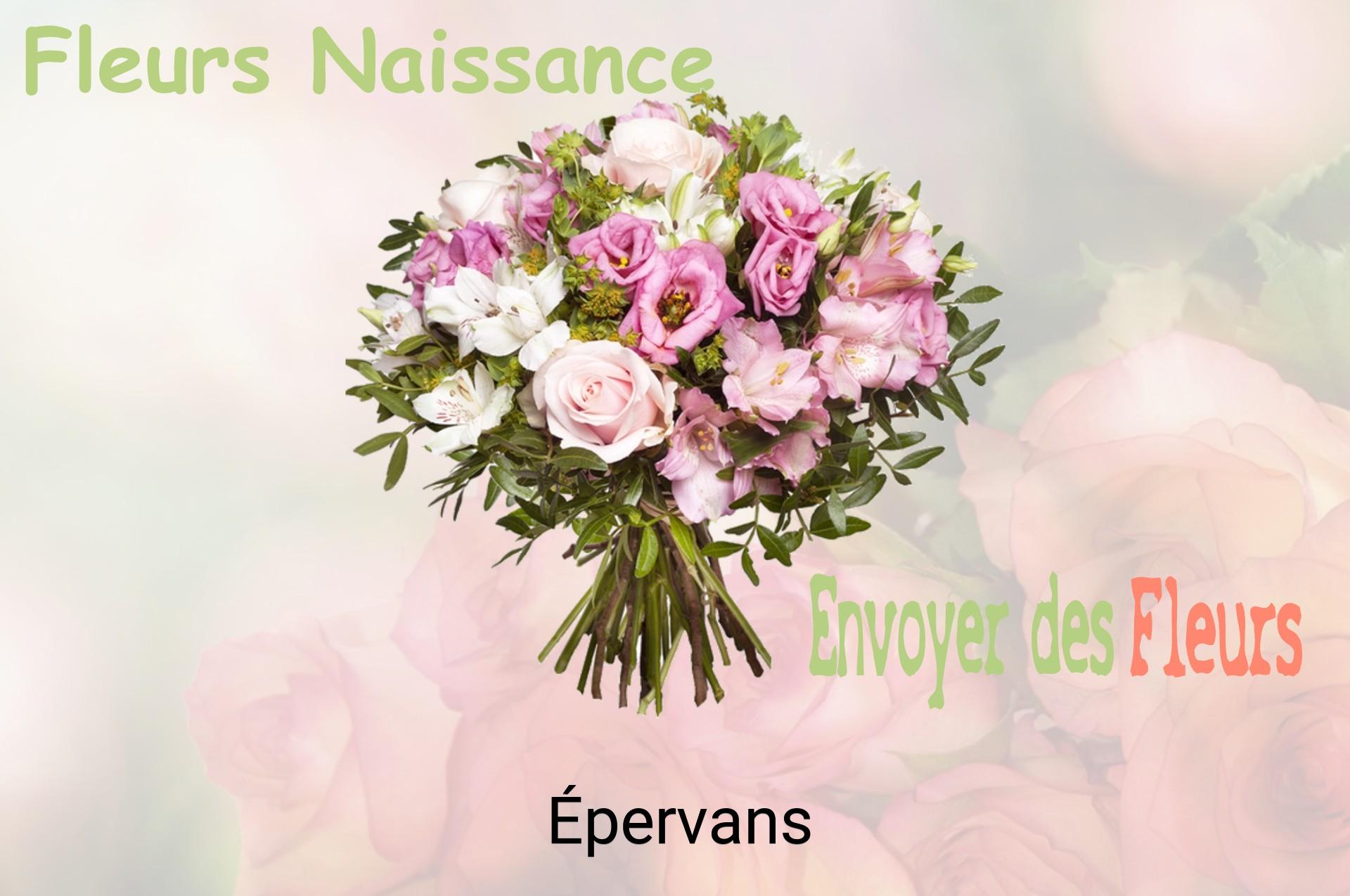 Bouquet de fleurs de naissance livré à Épervans
